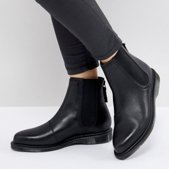 dr martens pointed chelsea boots